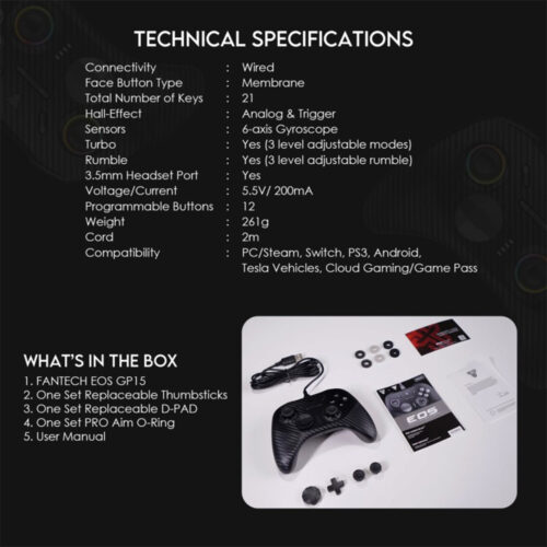 Fantech GP15 VEGA: USB Wired Gaming Controller