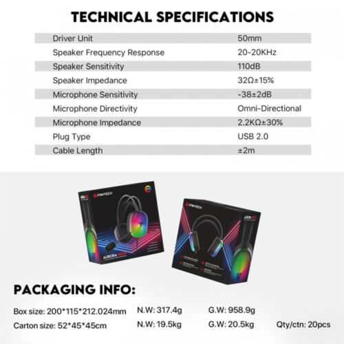 Fantech HG29 AURORA 7.1 | USB Gaming Headset