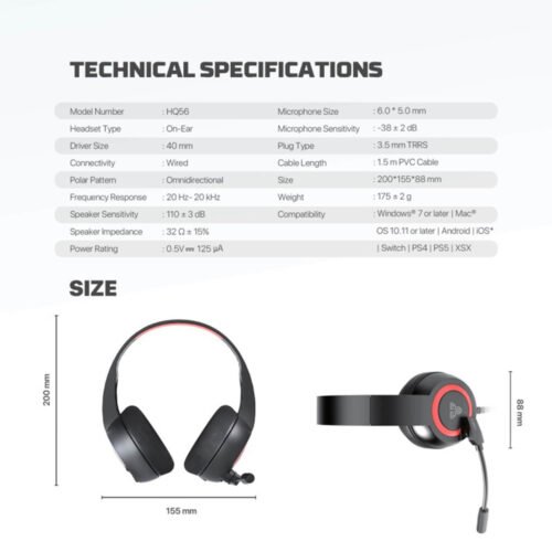 Fantech HQ56 TONE II Wired Gaming Headset