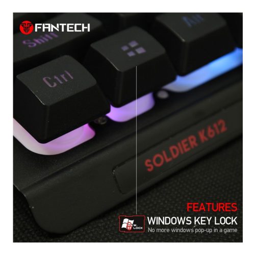 Fantech K612 SOLDIER RGB Feel Mechanical Gaming Keyboard