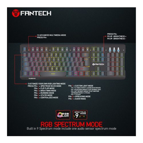 Fantech K612 SOLDIER RGB Feel Mechanical Gaming Keyboard
