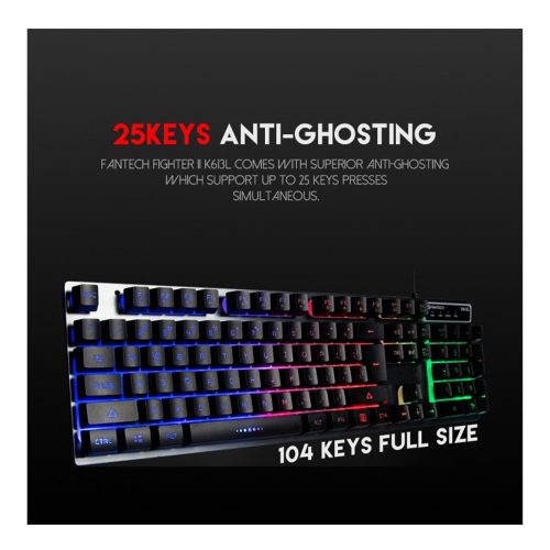 Fantech K613L FIGHTER II RGB Feel Mechanical Gaming Keyboard
