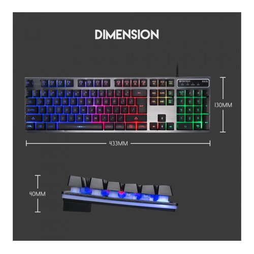 Fantech K613L FIGHTER II RGB Feel Mechanical Gaming Keyboard