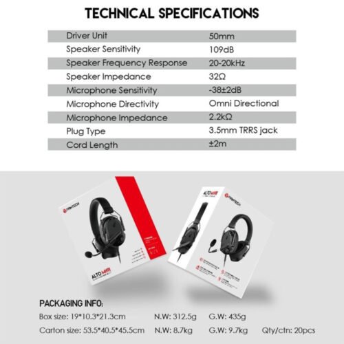 Fantech MH91 ALTO Multiplatform Gaming Headset