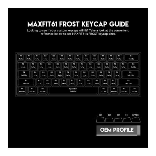 Fantech MK857 MAXFIT61 RGB Wired Mechanical Gaming Keyboard