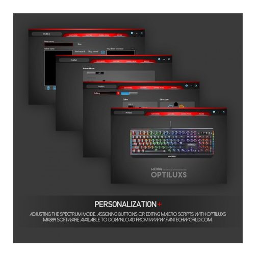 Fantech MK884 OPTILUX RGB Optical Mechanical Gaming Keyboard