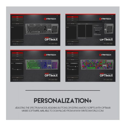 Fantech MK885 OPTIMAX RGB Optical Mechanical Gaming Keyboard