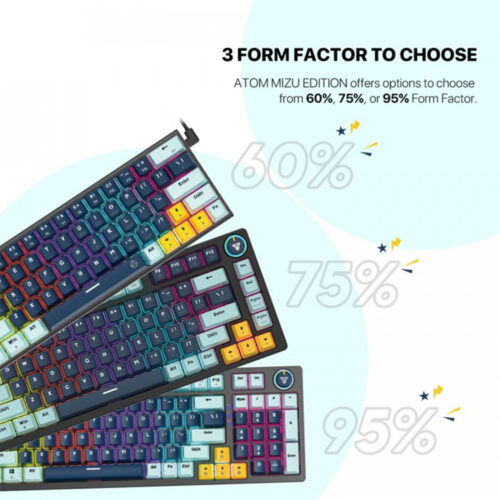 Fantech MK890V2 Atom 96 RGB Mechanical Keyboard