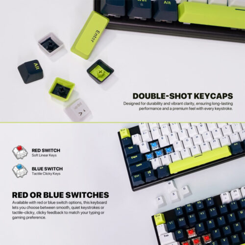 Fantech MORI Edition MK877S Mechanical Keyboard with RGB Lighting