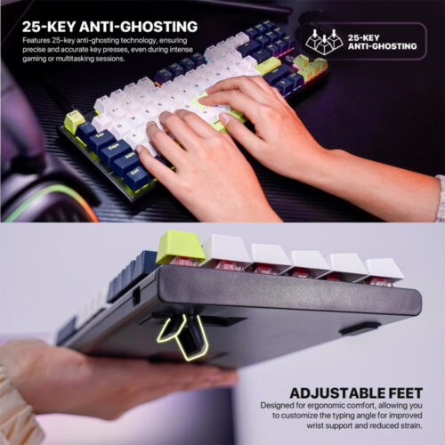 Fantech MORI Edition MK877S Mechanical Keyboard with RGB Lighting
