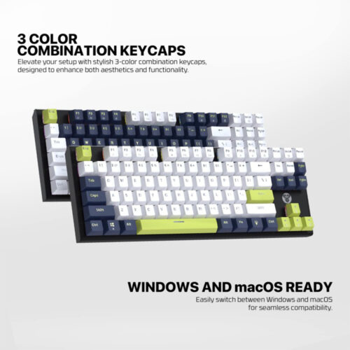 Fantech MORI Edition MK877S Mechanical Keyboard with RGB Lighting