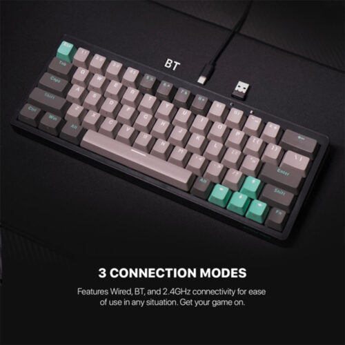 Fantech Mk912 Atom Pro63 Rgb Keyboard Wireless Gaming Mechanical