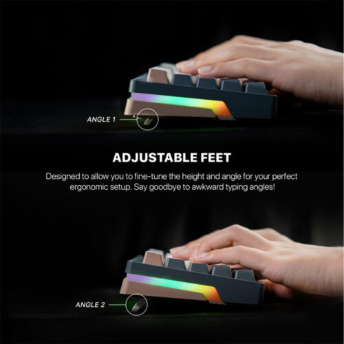 Fantech Mk912 Atom Pro63 Rgb Keyboard Wireless Gaming Mechanical