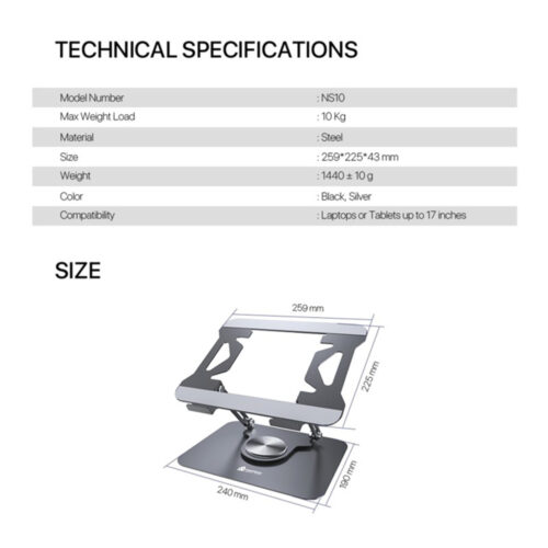 Fantech NS10 Portable Laptop Stand