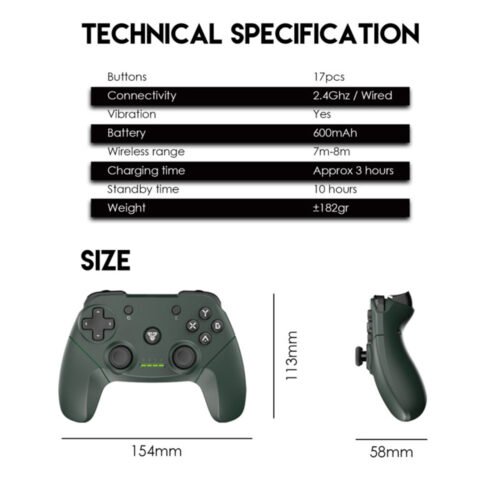 Fantech WGP12 Revolver II Wireless 2.4GHz Gaming Controller