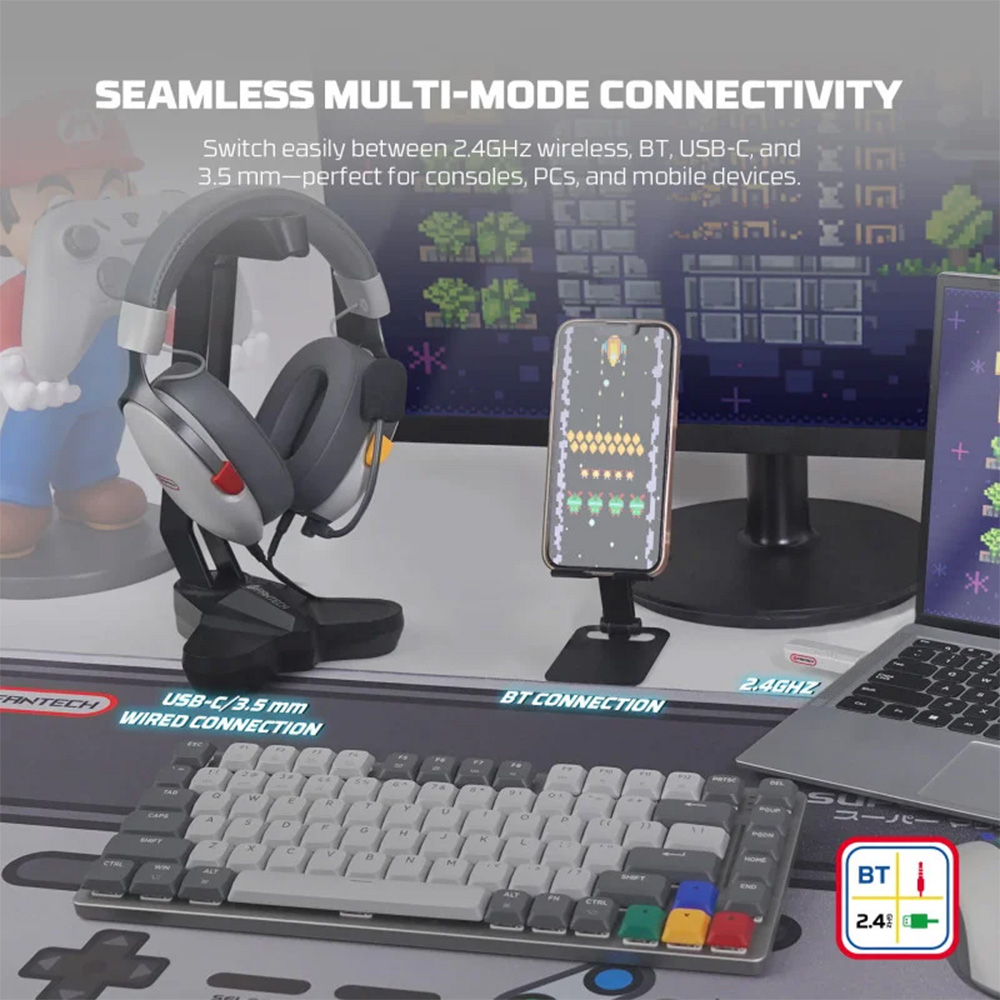 FANTECH WHG06 CARBON PRO Multi-Platform Wireless Headset FANTECH WHG06 CARBON PRO Multi-Platform Wireless Headset