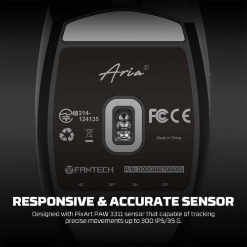 Fantech XD7E ARIA E Dual Mode Wired & Wireless Gaming Mouse