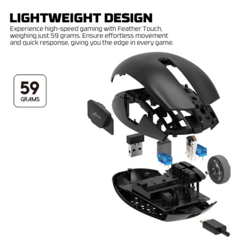 Fantech XD7E ARIA E Dual Mode Wired & Wireless Gaming Mouse