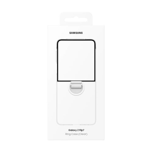 Samsung Galaxy Z Flip7 Ring Clear Case