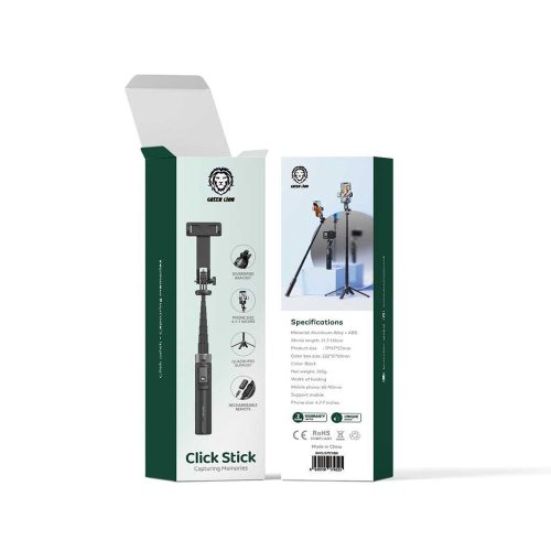 Green Lion Click Stick Selfie Stick