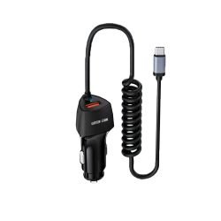 Green Lion Integrated 38W Car Charger (Type-C Output)