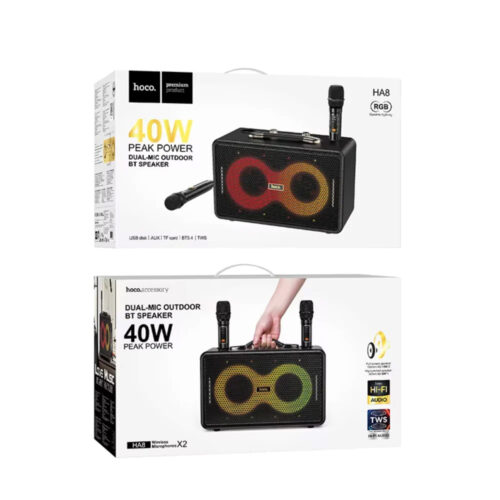 Hoco Dual Mic Outdoor Bluetooth Speaker HA8