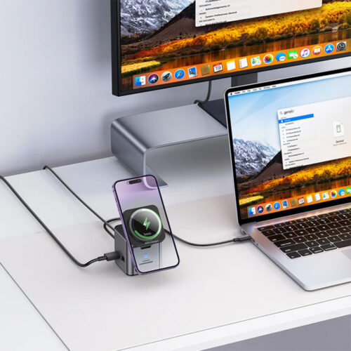 Hoco HB49 Effortless 9-in-1 Wireless Fast Charging Desktop Station