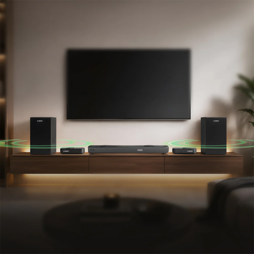 KB ELEMENTS 5.2.4 Channels Wireless Home Theater System- EA408WS KB ELEMENTS 5.2.4 Channels Wireless Home Theater System- EA408WS