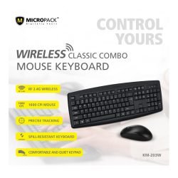 Micropack Classic Wireless Combo Keyboard & Mouse