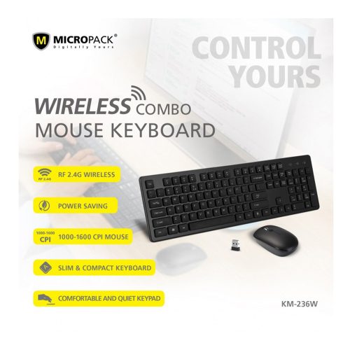 Micropack Ifree Pro Elegant Wireless Combo Keyboard & Mouse