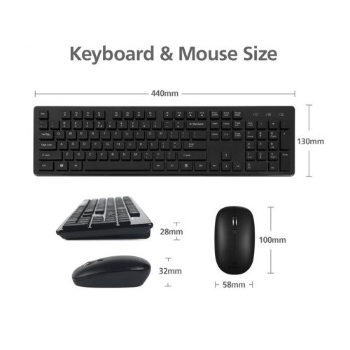Micropack Ifree Pro Elegant Wireless Combo Keyboard & Mouse