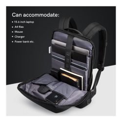 Kingsons Business Design Backpack KS3210W, Black, 15.6 Inch