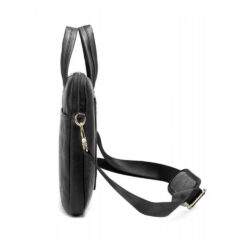 Kinmac Business Laptop Black Leather Bag