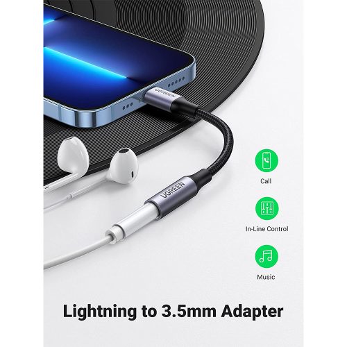 UGREEN Lightning to 3.5mm Audio Female 10cm