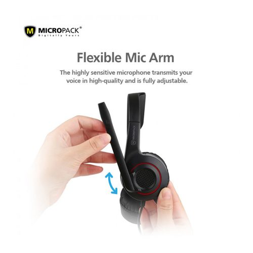 Micropack Chat & Stereo USB Computer Headset