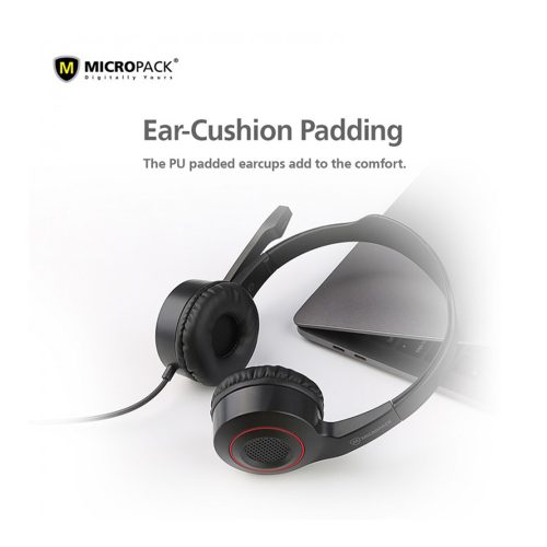 Micropack Chat & Stereo USB Computer Headset