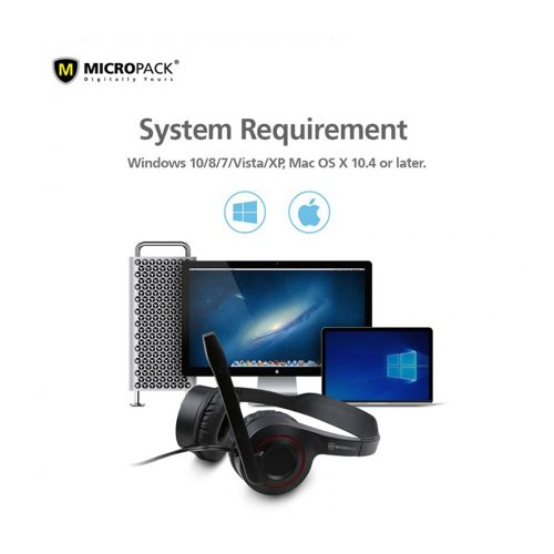 Micropack Chat & Stereo USB Computer Headset