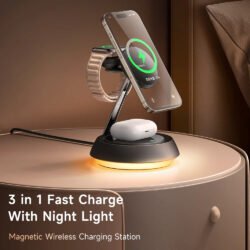 McDodo 3 in 1 Magnetic Wireless Charging Station with Night Light CH-495