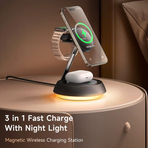 McDodo 3 in 1 Magnetic Wireless Charging Station with Night Light CH-495