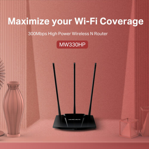 Mercusys 300Mbps High Power Wireless N Router – MW330HP