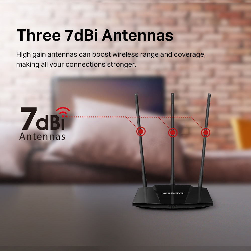 Mercusys 300Mbps High Power Wireless N Router – MW330HP Mercusys 300Mbps High Power Wireless N Router – MW330HP