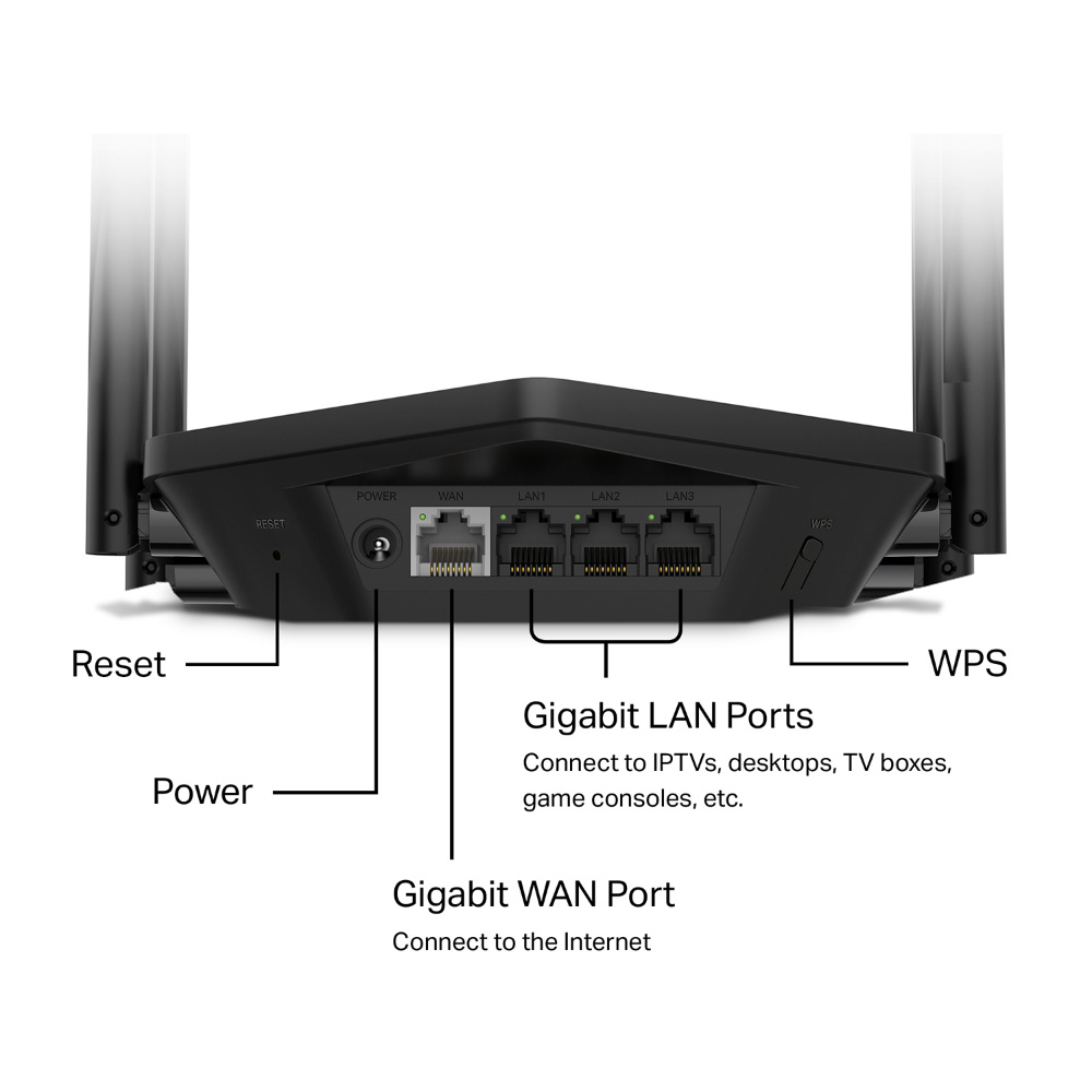 Mercusys AX1500 Dual-Band WiFi 6 Router – MR60X Mercusys AX1500 Dual-Band WiFi 6 Router – MR60X
