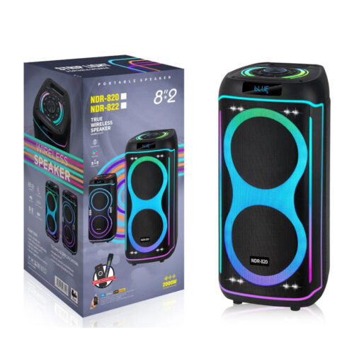 NDR Portable Bluetooth Speaker with RGB Lights NDR-820