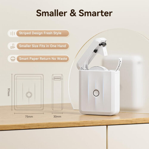NIIMBOT D110 0.5 Inch Label Printer with Tape