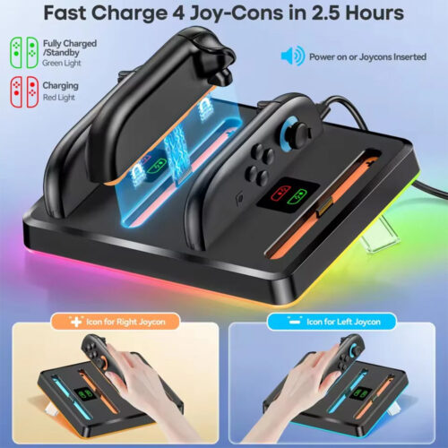 OIVO Charging Dock for Nintendo Switch 2 Joy-Pad