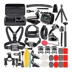 Phatcat 50 in 1 Accessories Kit for Go Pro & Action Cameras