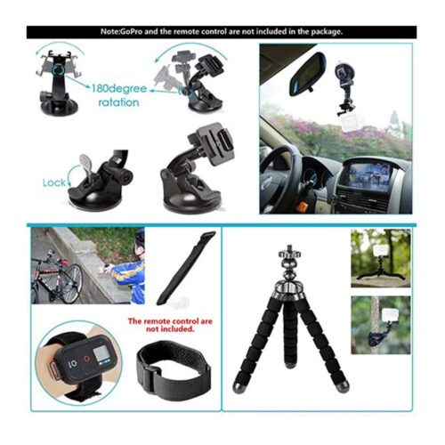 PhatCat 50-in-1 Accessories Kit for GoPro & Action Cameras