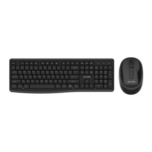 Porodo Dual Mode Wireless Keyboard Mouse Set