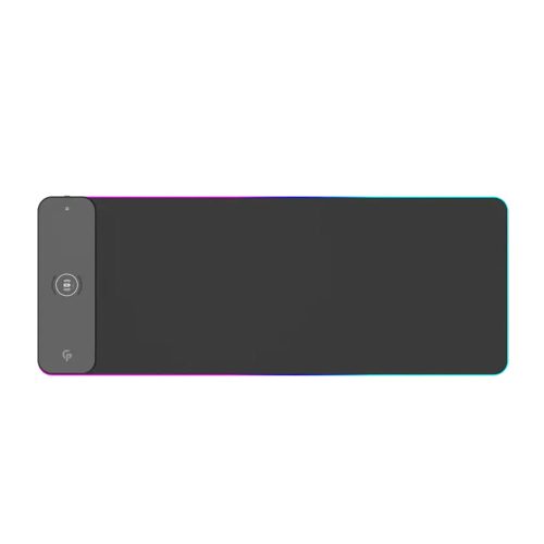Porodo Gaming RGB Gaming Mouse Pad With 15W Fast Wireless Charger