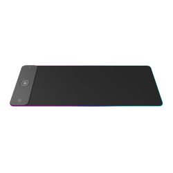 Porodo Gaming RGB Gaming Mouse Pad With 15W Fast Wireless Charger
